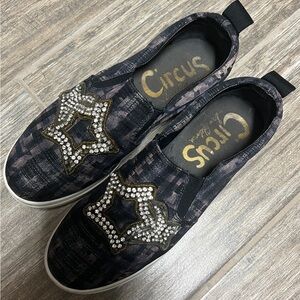 Sam Edelman slip ons 8.5 with Star Embellishments